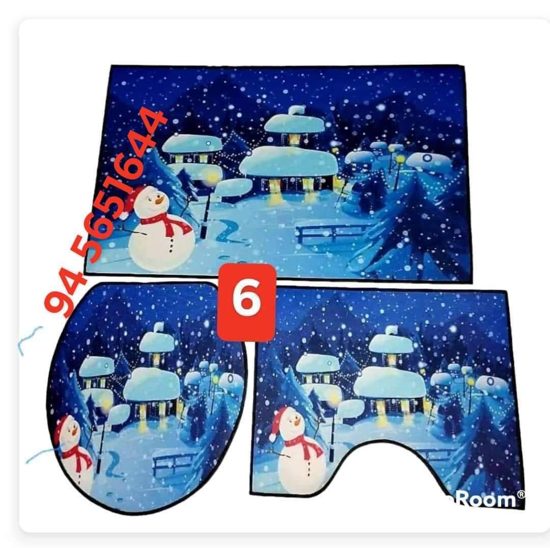 Set de baño navideño