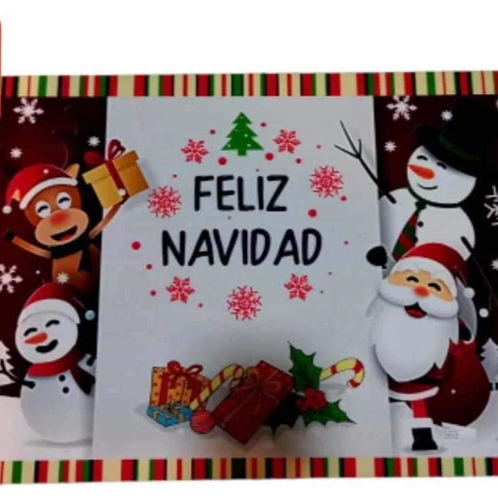 Piso antideslizante de secado rapido navideño